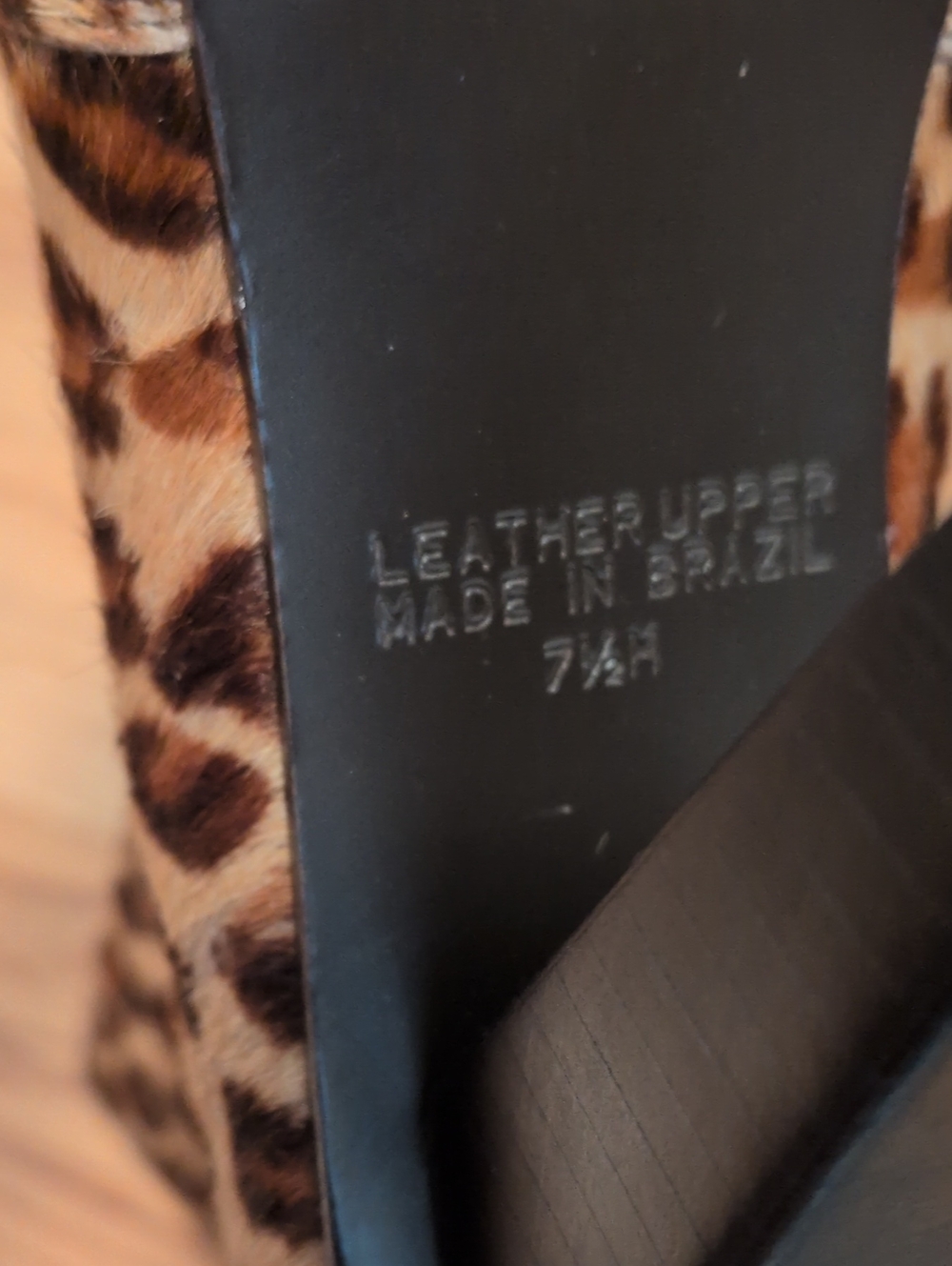 Dolce Vita Animal Print Square Toe Boots - Picture 12 of 12